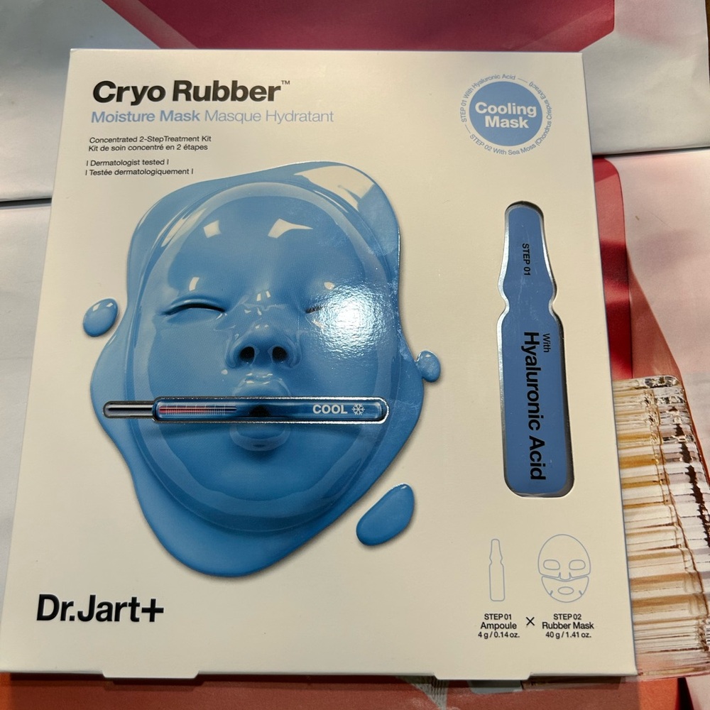 Dr Jart + Cryo Rubber Moisture Mask 1 Mask New in Box sealed